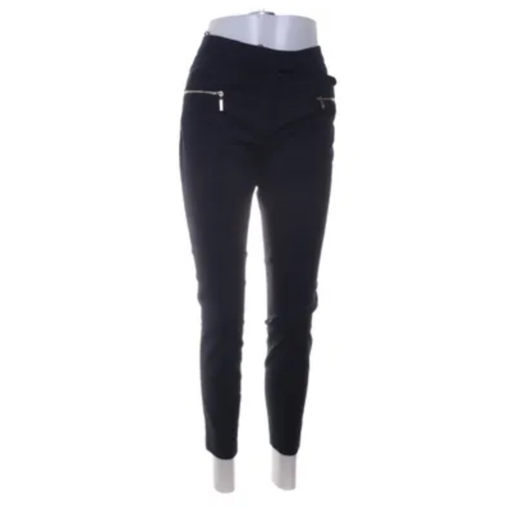 Ivanka Trump navy & Black slim-fit ankle pants | work office career | Size 6